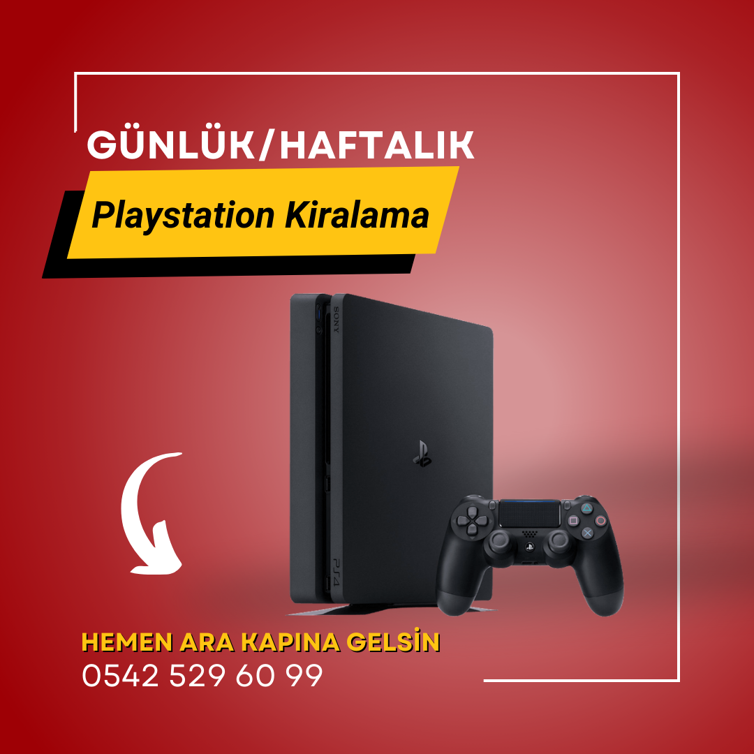Sakarya PlayStation Kiralama Hizmeti – Adrese Teslim PS3, PS4 ve PS5